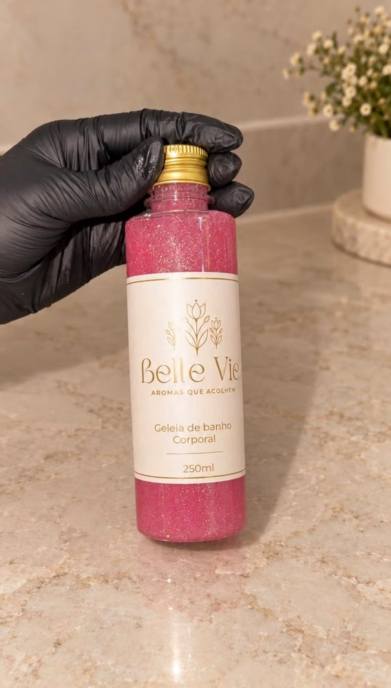 Geléia de Banho Belle Vie, cor vibrante